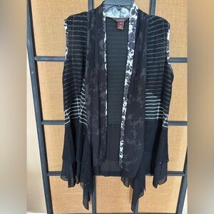 Multiples black vest